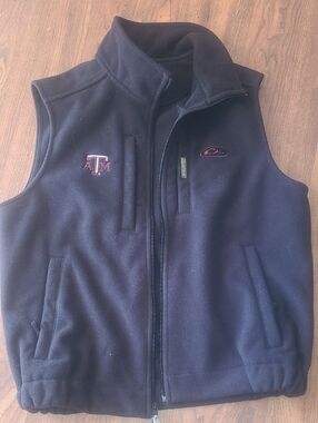 Texas A&M Drake Black Vest Size M
